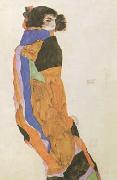 Egon Schiele The Dancer Moa (mk12) oil on canvas